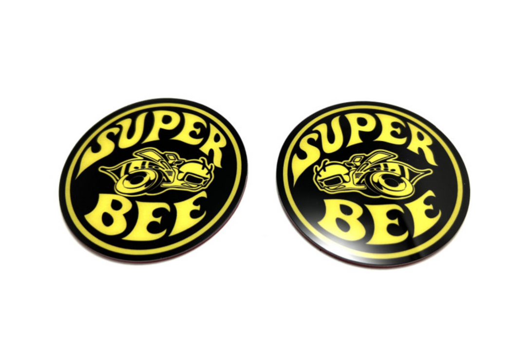 Dodge emblem for fenders with Super Bee logo Dodge emblems decoinfabric