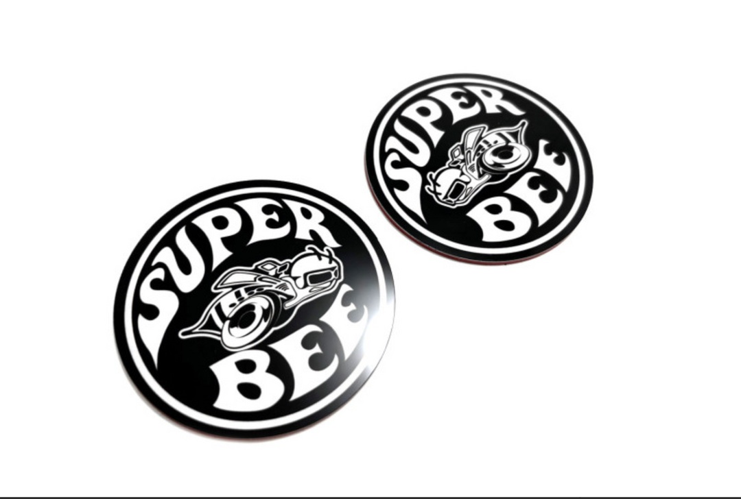 Dodge emblem for fenders with Super Bee logo Dodge emblems decoinfabric