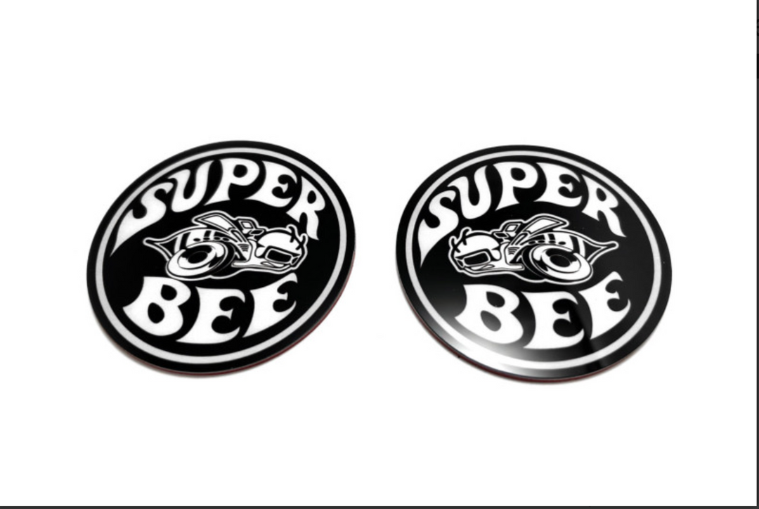 Dodge emblem for fenders with Super Bee logo Dodge emblems decoinfabric
