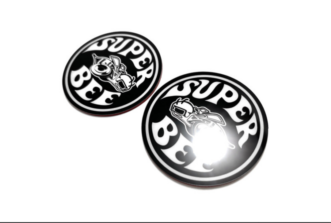 Dodge emblem for fenders with Super Bee logo Dodge emblems decoinfabric