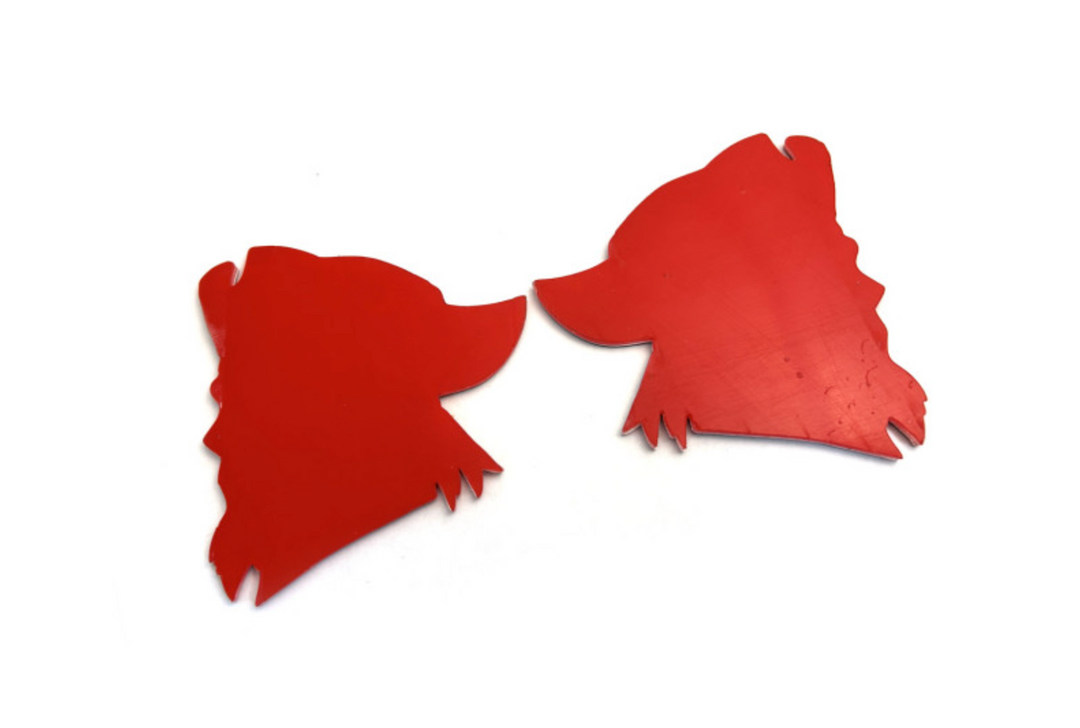 Car emblem badge for fenders with Pirate logo Custom design emblems decoinfabric