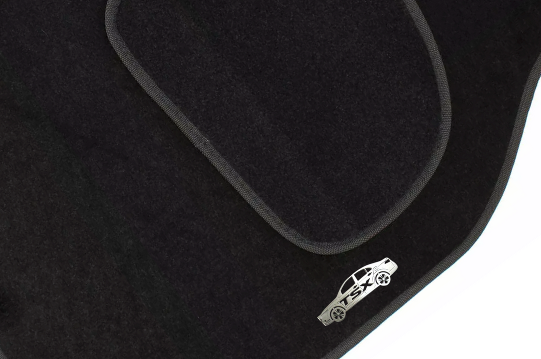 Аcura TSX II (2009-2014) Floor Mat Emblem Set – Stainless Steel Badges Car Mats Badges Decoin