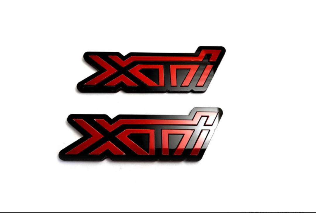 Emblem (badges) for fenders with XTI logo Subaru emblems decoinfabric