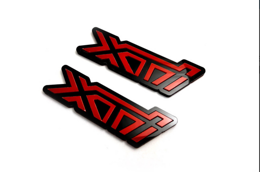Emblem (badges) for fenders with XTI logo Subaru emblems decoinfabric