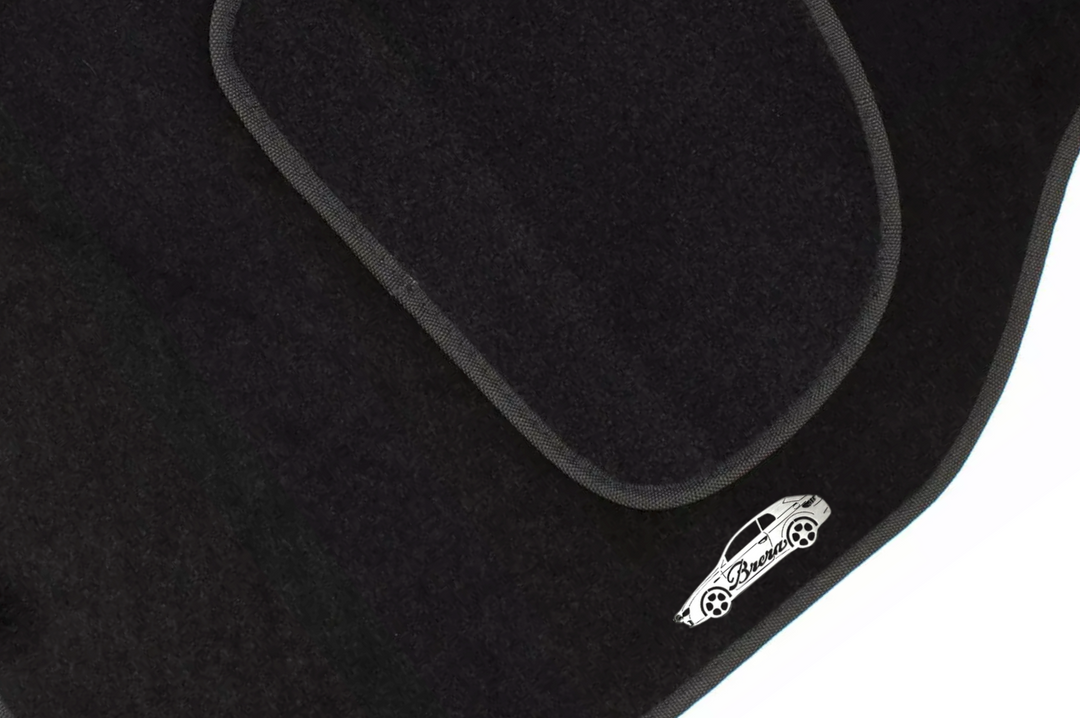 Alfa Romeo Brera (2005-2010) Floor Mat Emblem Set – Stainless Steel Badges Car Mats Badges Decoin