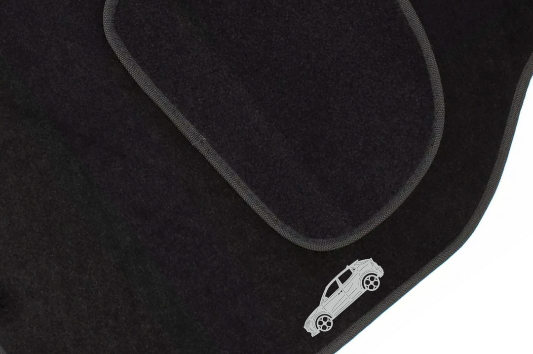 Alfa Romeo Junior (2024+) Floor Mat Emblem Set – Stainless Steel Badges Car Mats Badges Decoin