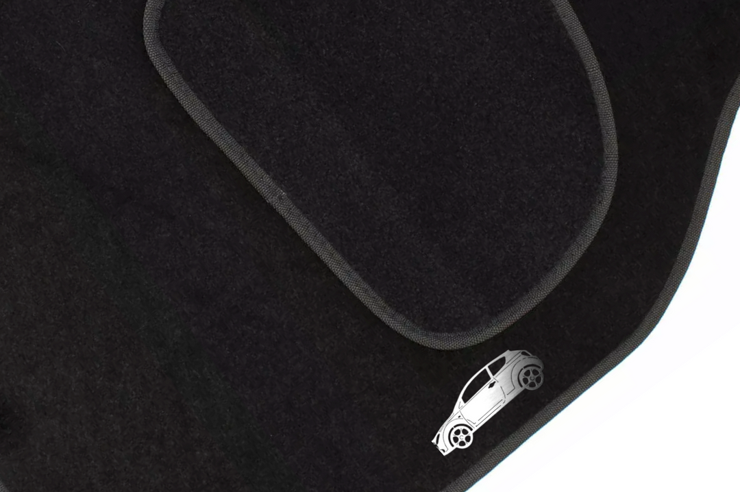 Alfa Romeo MiTo (2008+) Floor Mat Emblem Set – Stainless Steel Badges Car Mats Badges Decoin