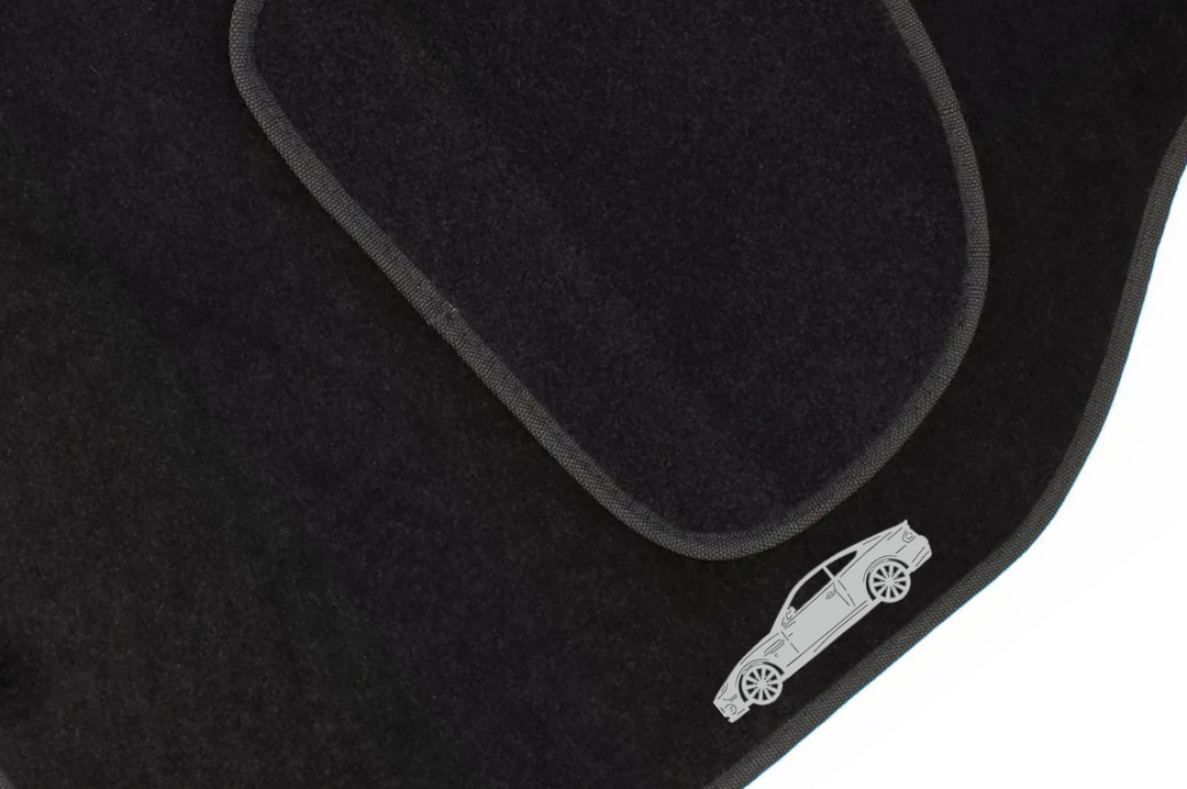 Aston Martin Vanquish I (2001-2007) Floor Mat Emblem Set – Stainless Steel Badges Car Mats Badges Decoin