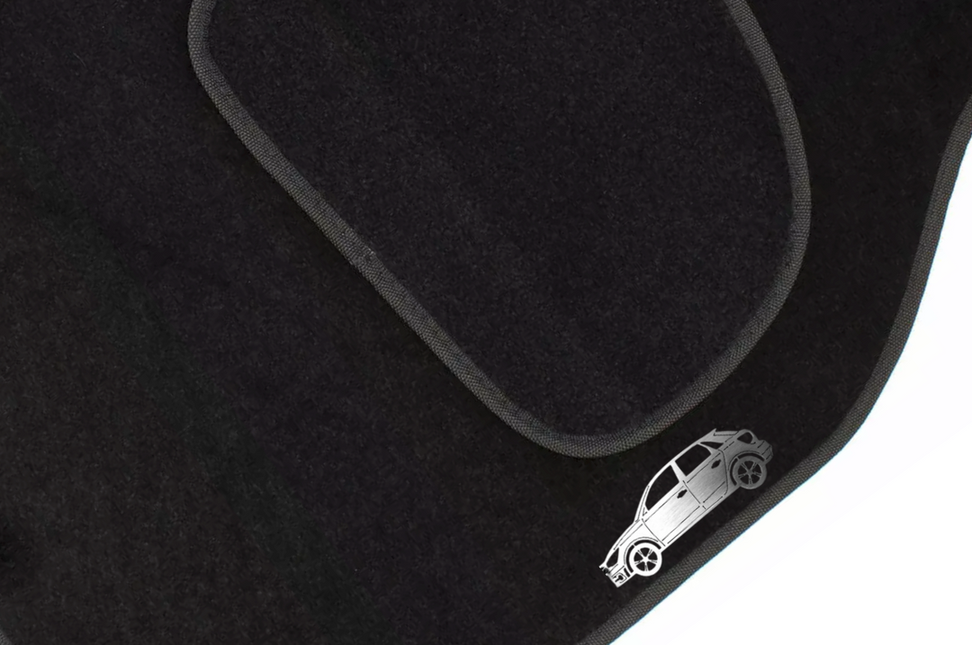 Audi A1 I (2010-2018) Floor Mat Emblem Set – Stainless Steel Badges Car Mats Badges Decoin