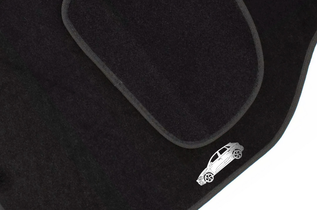 Audi A3 8Y (2020+) Floor Mat Emblem Set – Stainless Steel Badges Car Mats Badges Decoin