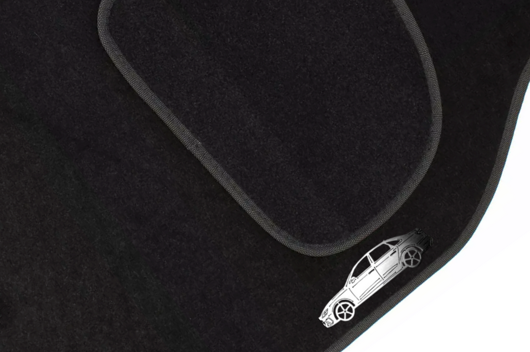 Audi A4 B9 4D (2016+) Floor Mat Emblem Set – Stainless Steel Badges Car Mats Badges Decoin