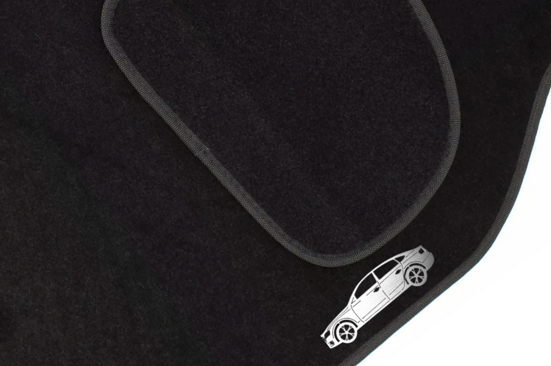 Audi A5 I Sportback (2009-2016) Floor Mat Emblem Set – Stainless Steel Badges Car Mats Badges Decoin