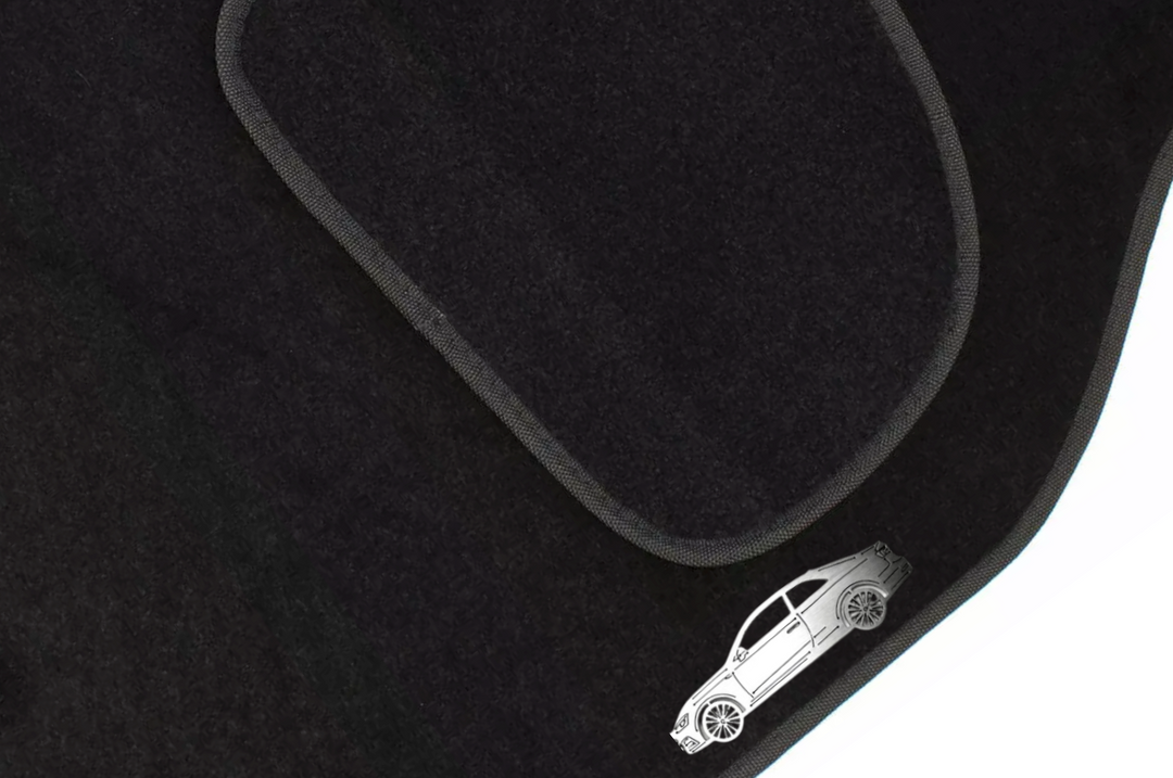 Audi A5 II (2016+) Floor Mat Emblem Set – Stainless Steel Badges Car Mats Badges Decoin