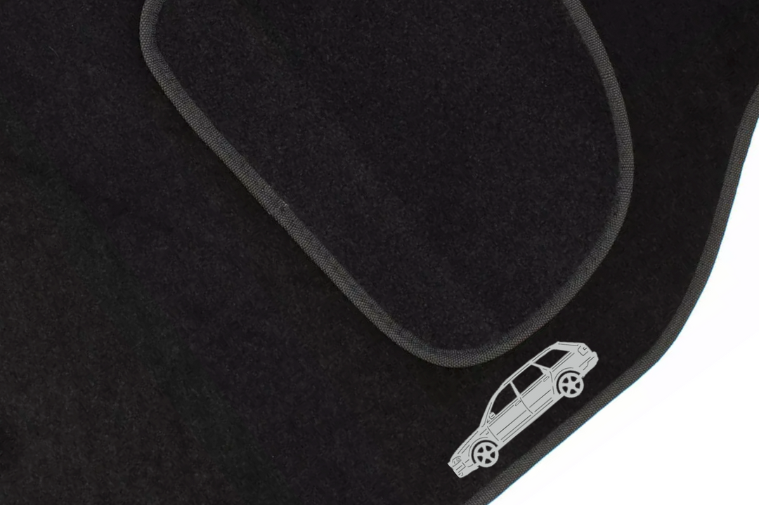 Audi A6 C5 Universal (1997–2004) Floor Mat Emblem Set – Stainless Steel Badges Car Mats Badges Decoin