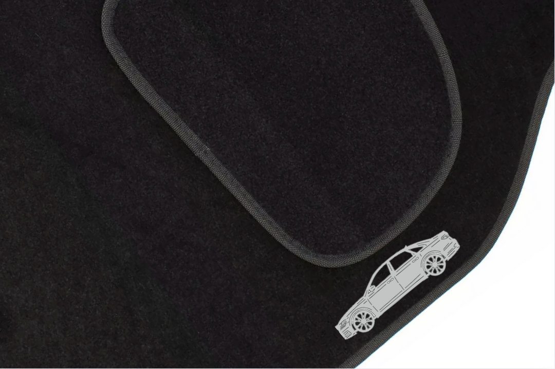 Audi A8 D5 (2018+) Floor Mat Emblem Set – Stainless Steel Badges Car Mats Badges Decoin