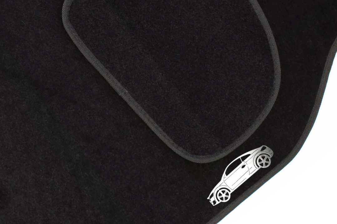 Audi TT III (2015+) Floor Mat Emblem Set – Stainless Steel Badges Car Mats Badges Decoin