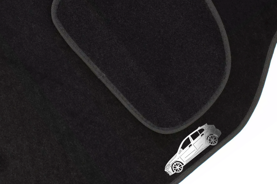 BMW 1 F40 (2019-2024) Floor Mat Emblem Set – Stainless Steel Badges Car Mats Badges Decoin