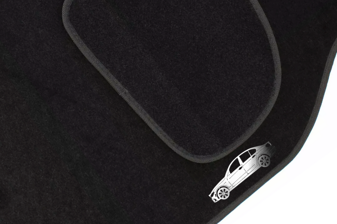 BMW 3 F30 (2012-2019) Floor Mat Emblem Set – Stainless Steel Badges Car Mats Badges Decoin