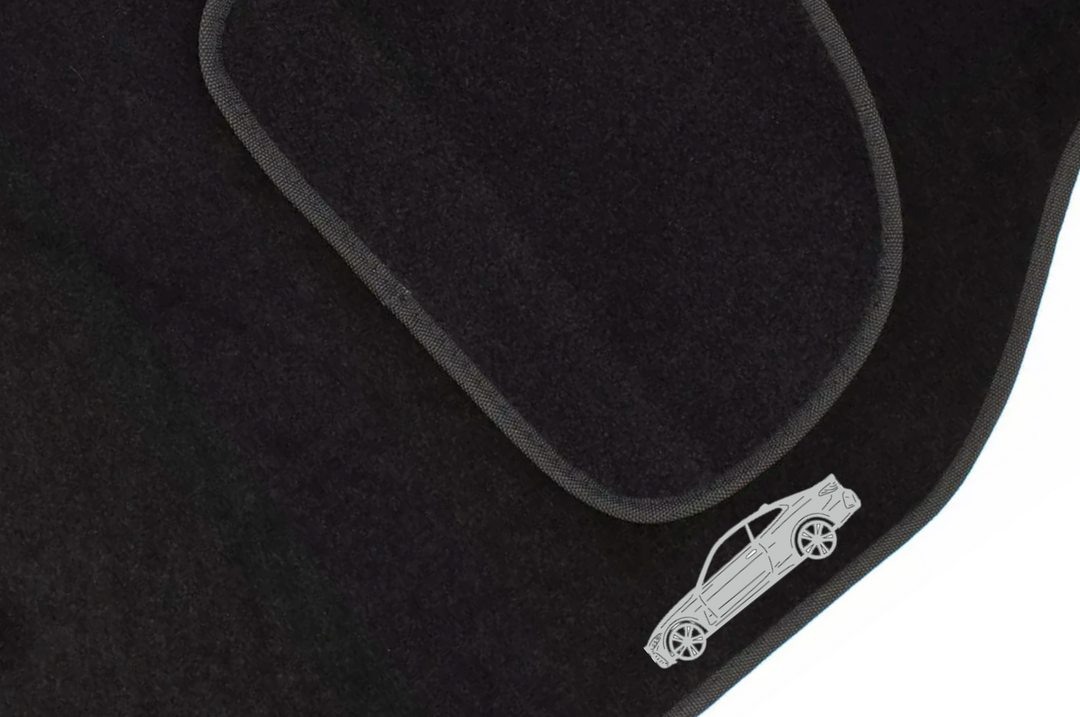 BMW 4 G22 (2020+) Floor Mat Emblem Set – Stainless Steel Badges Car Mats Badges Decoin