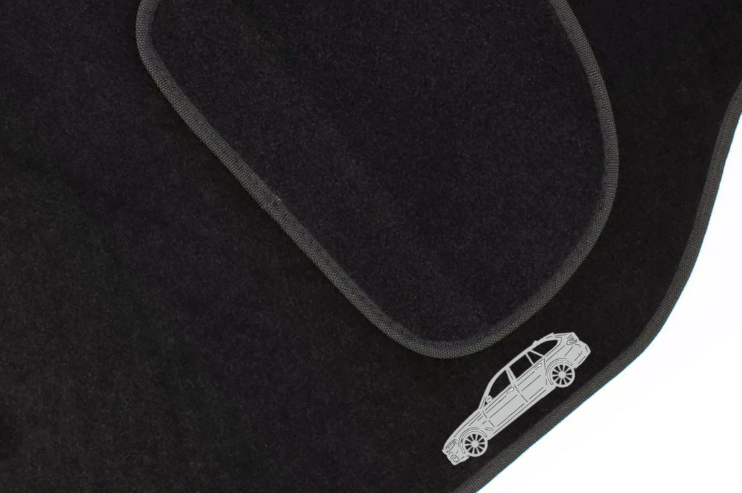 BMW 5 G31 Universal (2017-2023) Floor Mat Emblem Set – Stainless Steel Badges Car Mats Badges Decoin