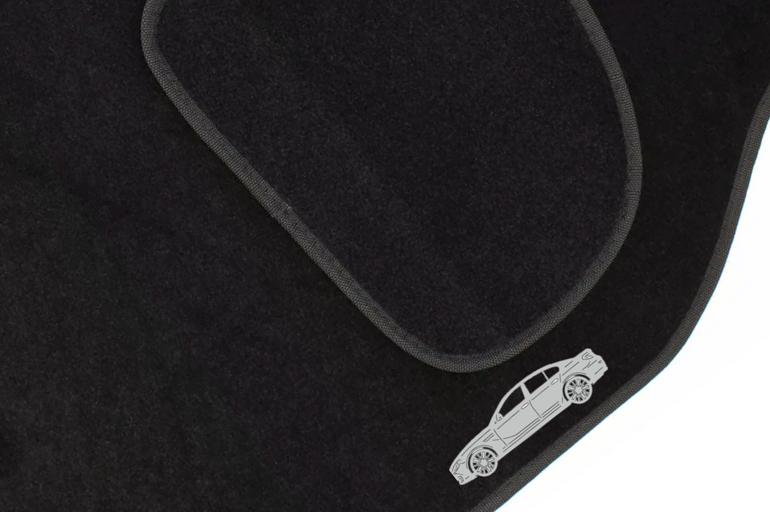 BMW 6 F06 (Gran Coupe) (2011-2018) Floor Mat Emblem Set – Stainless Steel Badges Car Mats Badges Decoin