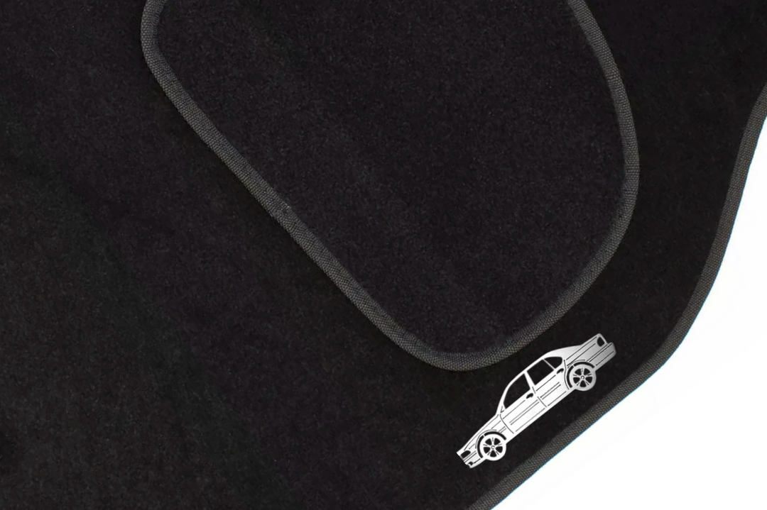 BMW 7 E38 (1994-2001) Floor Mat Emblem Set – Stainless Steel Badges Car Mats Badges Decoin