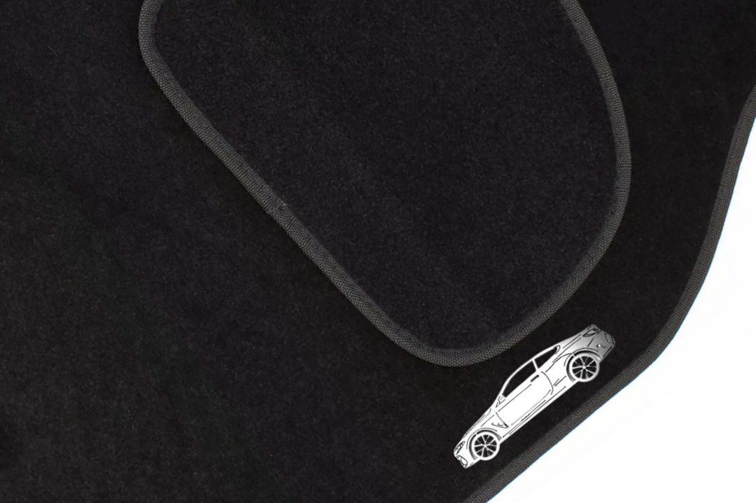 BMW 8 II (2018+) Floor Mat Emblem Set – Stainless Steel Badges Car Mats Badges Decoin