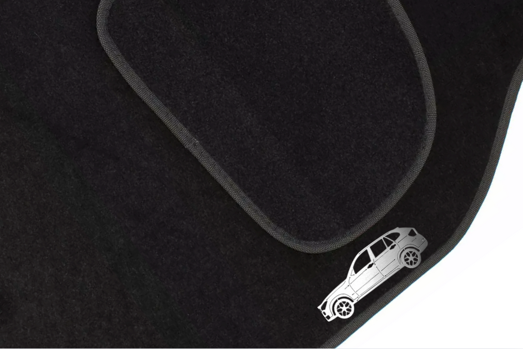 BMW X1 E84 (2009-2015) Floor Mat Emblem Set – Stainless Steel Badges Car Mats Badges Decoin