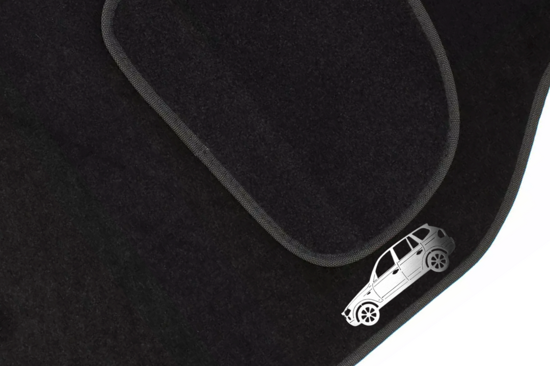 BMW X3 E83 (2003-2010) Floor Mat Emblem Set – Stainless Steel Badges Car Mats Badges Decoin