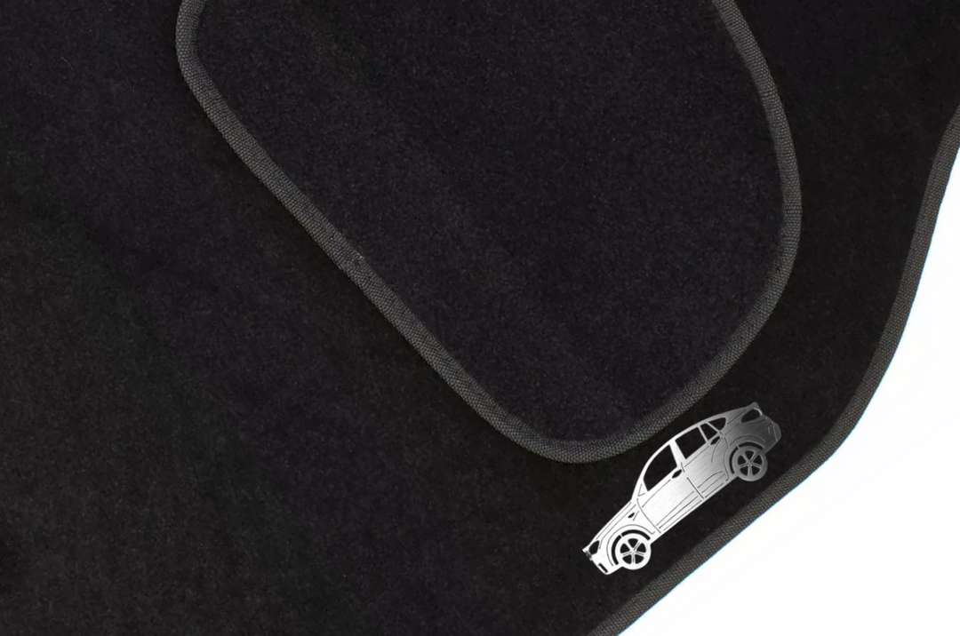 BMW X4 F26 (2014-2018) Floor Mat Emblem Set – Stainless Steel Badges Car Mats Badges Decoin