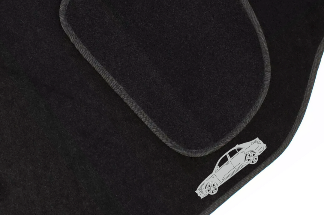 Cadillac CT4 (2019+) Floor Mat Emblem Set – Stainless Steel Badges Car Mats Badges Decoin