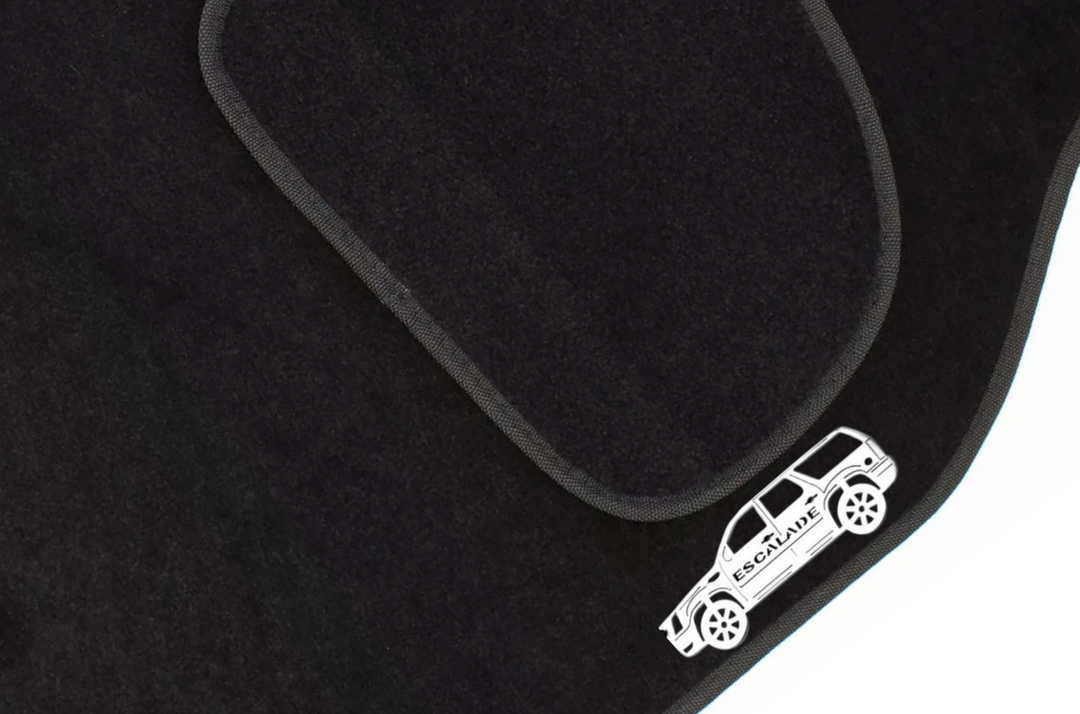 Cadillac Escalade III (2007-2014) Floor Mat Emblem Set – Stainless Steel Badges Car Mats Badges Decoin