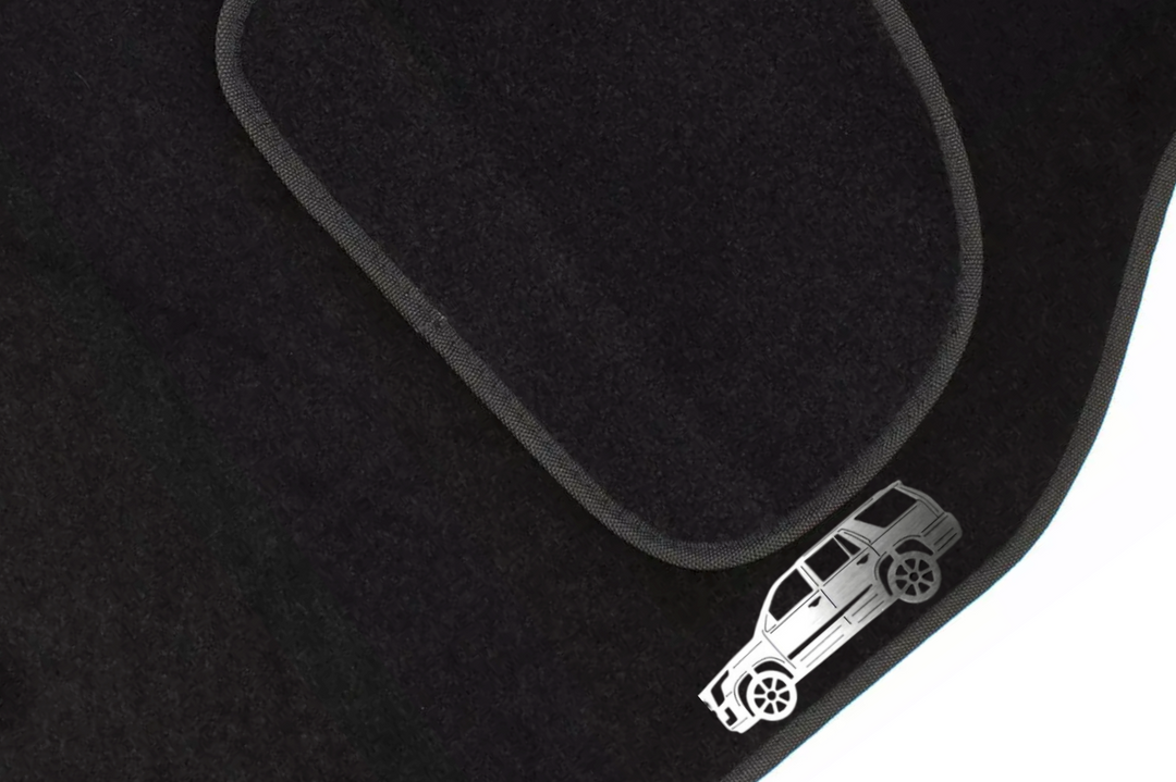 Cadillac Escalade IV (2014-2020) Floor Mat Emblem Set – Stainless Steel Badges Car Mats Badges Decoin