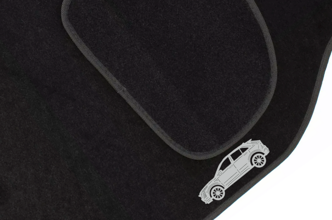 Cadillac XT4 (2018+) Floor Mat Emblem Set – Stainless Steel Badges Car Mats Badges Decoin