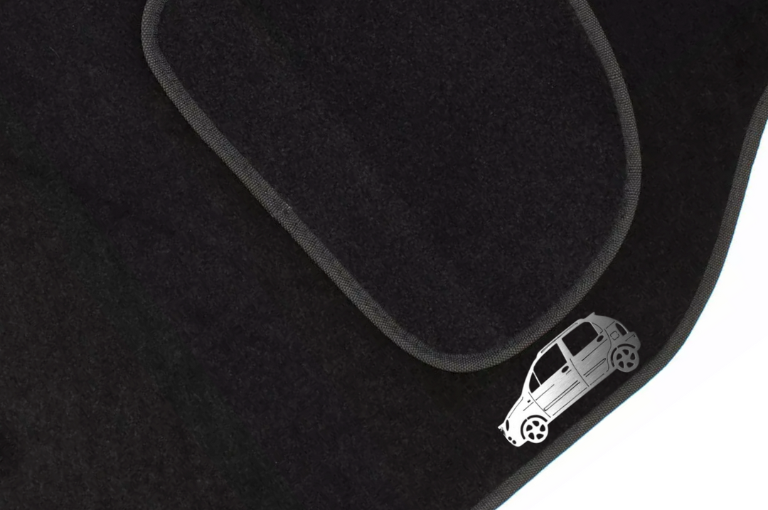 Chery QQ (2003+) Floor Mat Emblem Set – Stainless Steel Badges Car Mats Badges Decoin