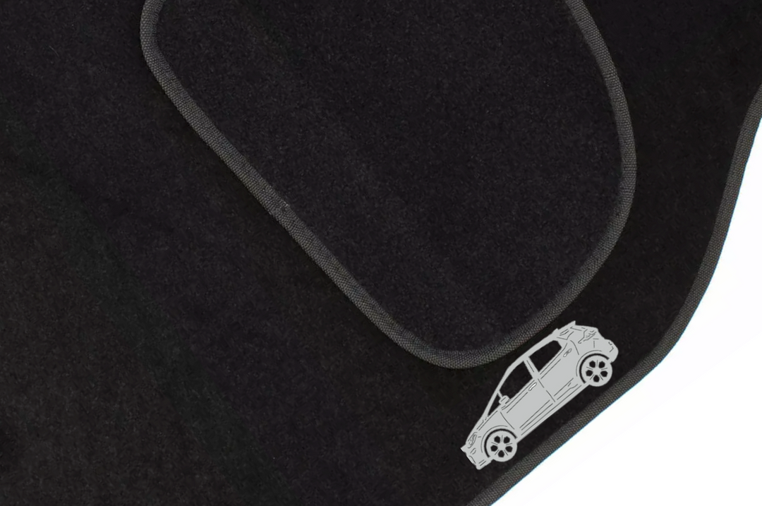 Chevrolet Bolt (2017+) Floor Mat Emblem Set – Stainless Steel Badges Car Mats Badges Decoin