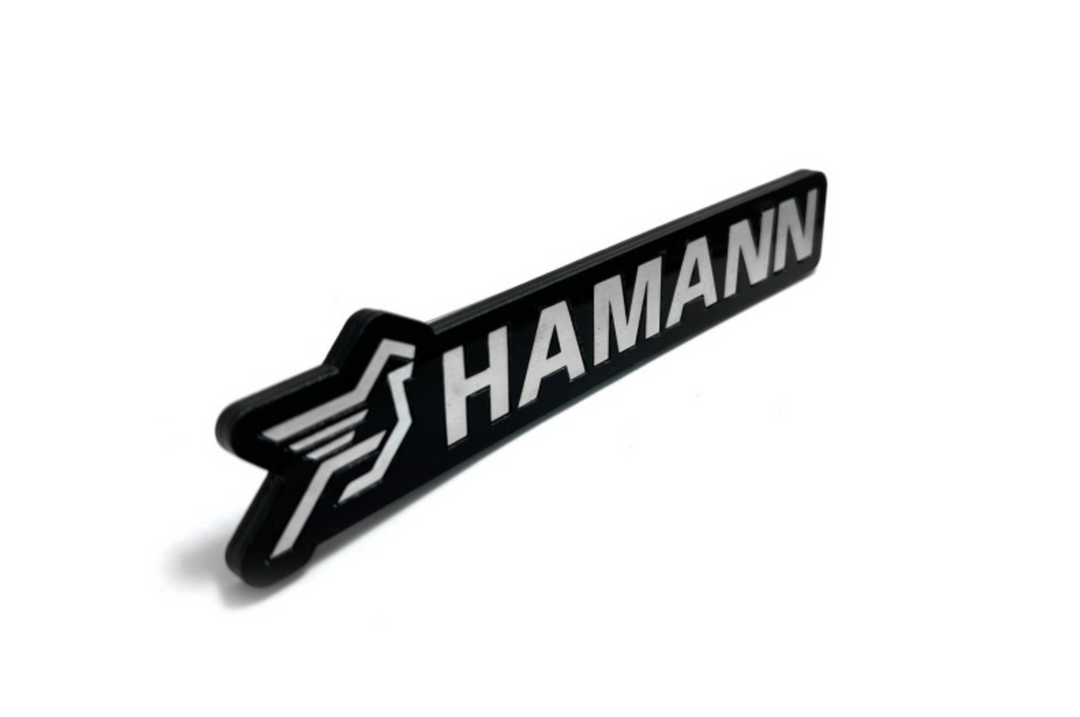 BMW Radiator grille emblem with Hamann logo BMW emblems decoinfabric