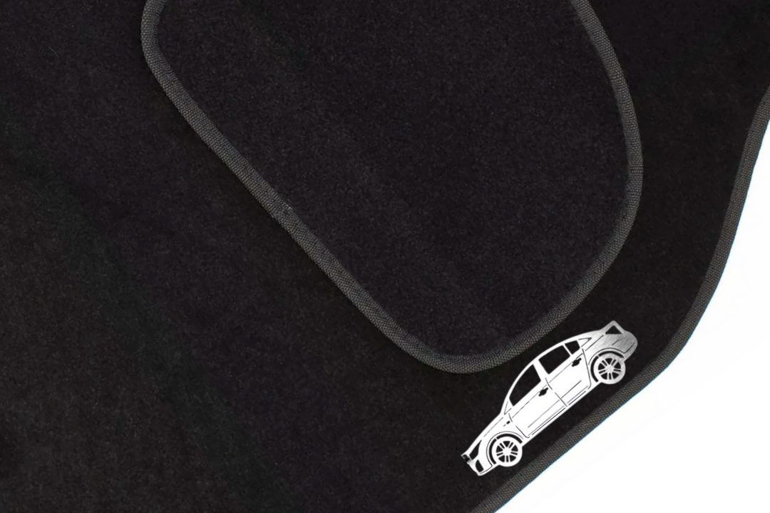 Chevrolet Cruze I 4D (2008-2016) Floor Mat Emblem Set – Stainless Steel Badges Car Mats Badges Decoin