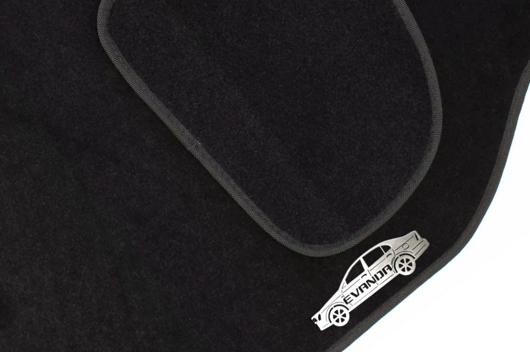 Chevrolet Evanda (2000-2006) Floor Mat Emblem Set – Stainless Steel Badges Car Mats Badges Decoin
