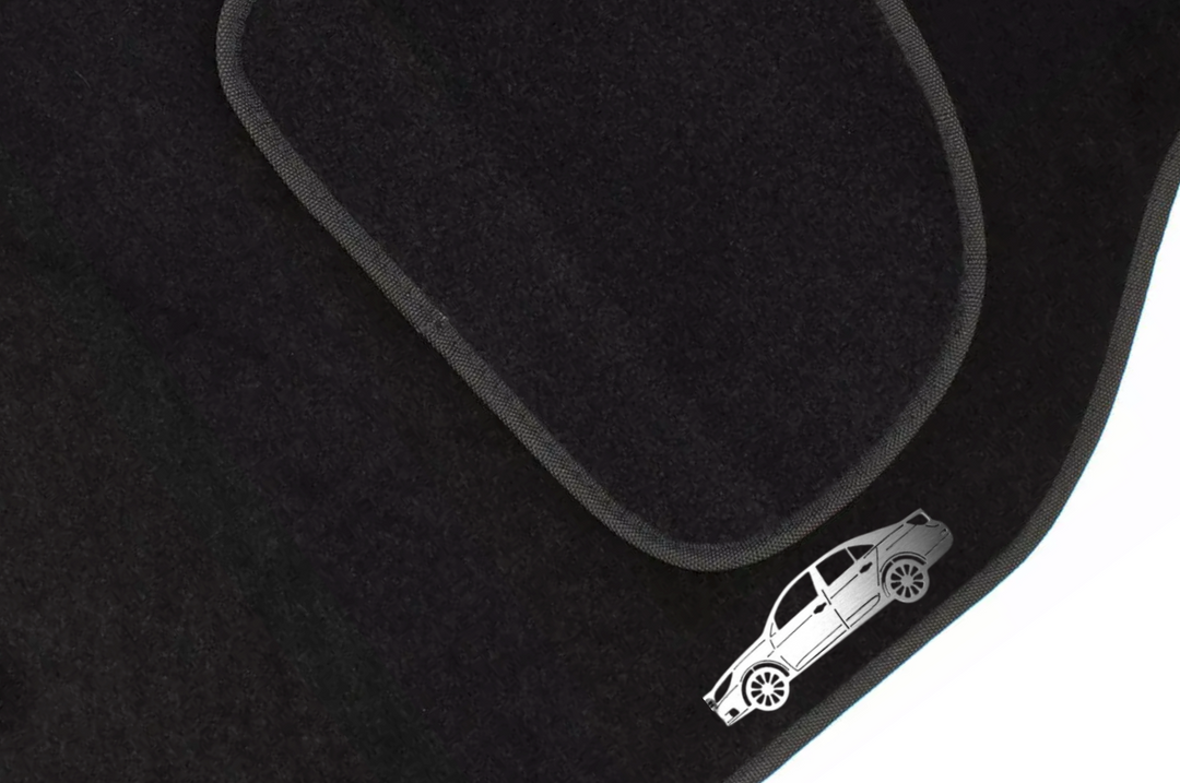 Chevrolet Malibu VIII (2012-2016) Floor Mat Emblem Set – Stainless Steel Badges Car Mats Badges Decoin