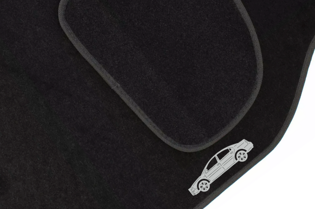 Chrysler 300M (1998-2004) Floor Mat Emblem Set – Stainless Steel Badges Car Mats Badges Decoin