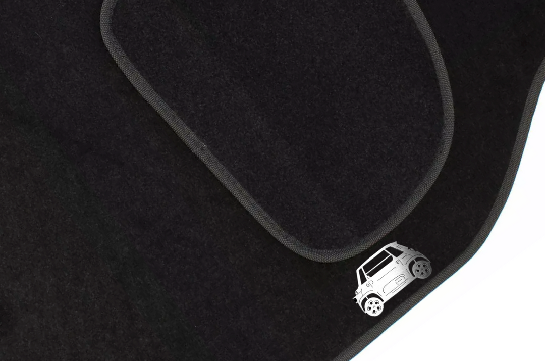 Citroen Ami (2020+) Floor Mat Emblem Set – Stainless Steel Badges Car Mats Badges Decoin