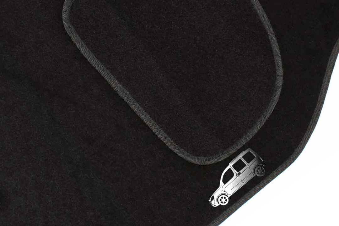 Citroen Berlingo I (1996-2009) Floor Mat Emblem Set – Stainless Steel Badges Car Mats Badges Decoin