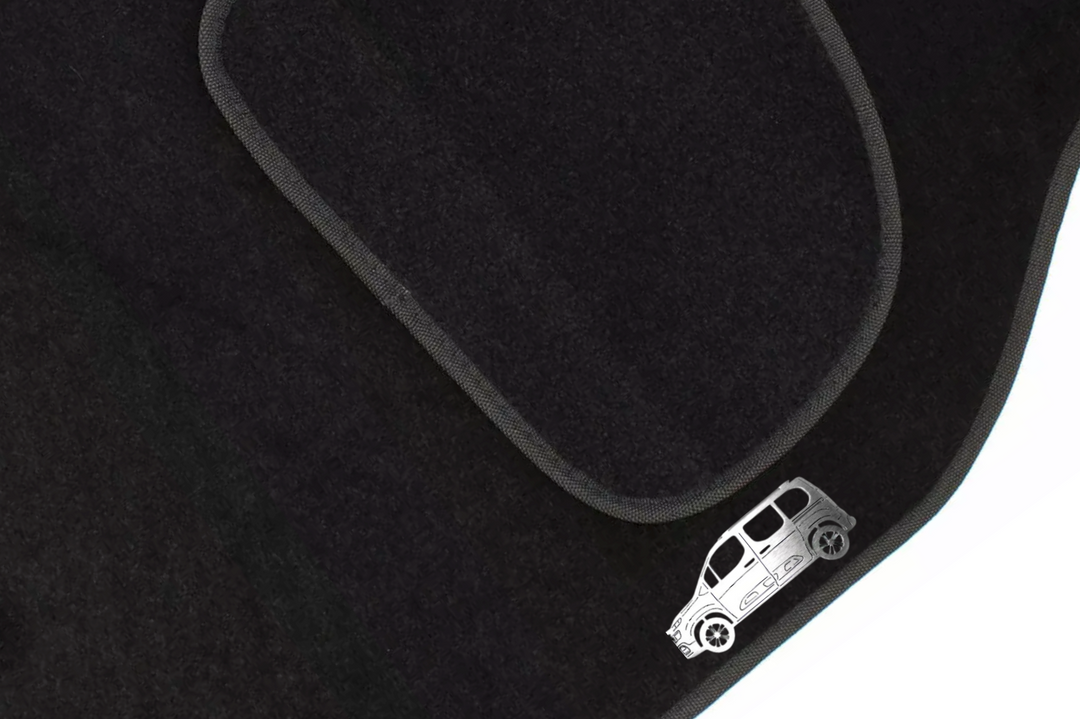 Citroen Berlingo III (2018+) Floor Mat Emblem Set – Stainless Steel Badges Car Mats Badges Decoin