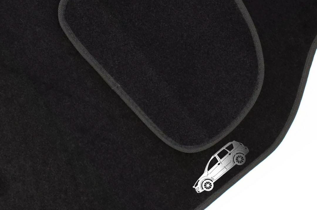 Citroen C-Crosser (2007-2012) Floor Mat Emblem Set – Stainless Steel Badges Car Mats Badges Decoin