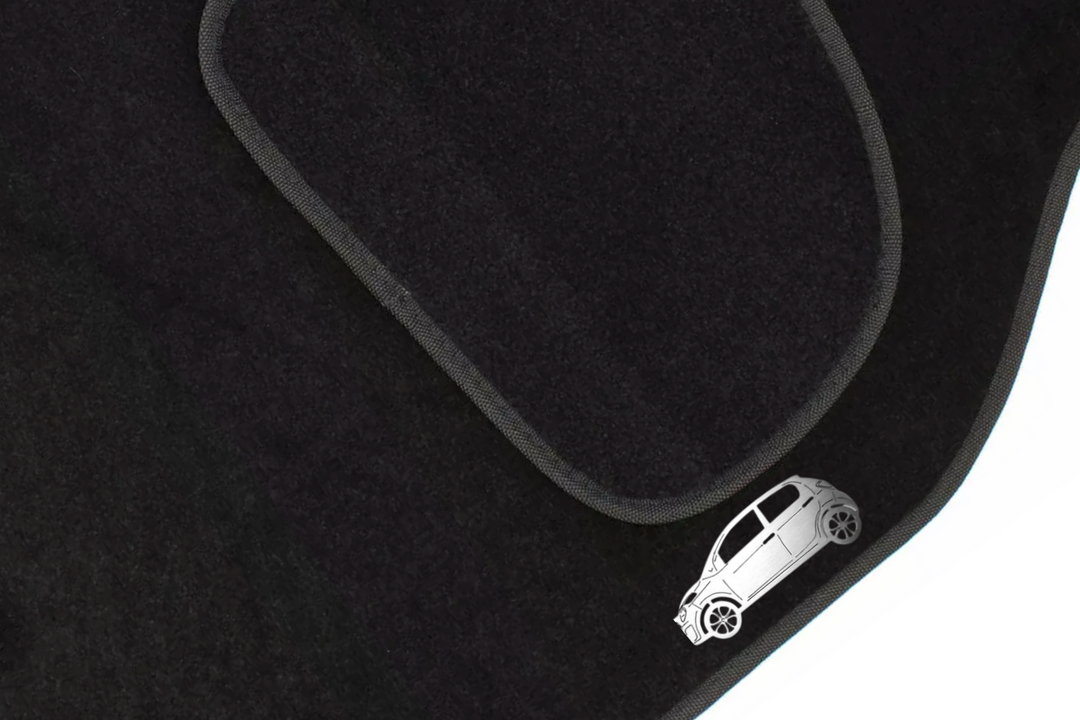 Citroen C1 II (2014+) Floor Mat Emblem Set – Stainless Steel Badges Car Mats Badges Decoin