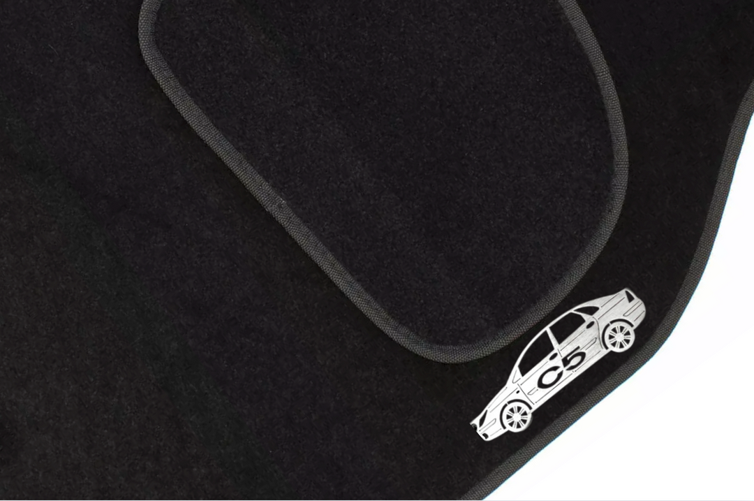 Citroen C5 I (2001-2008) Floor Mat Emblem Set – Stainless Steel Badges Car Mats Badges Decoin