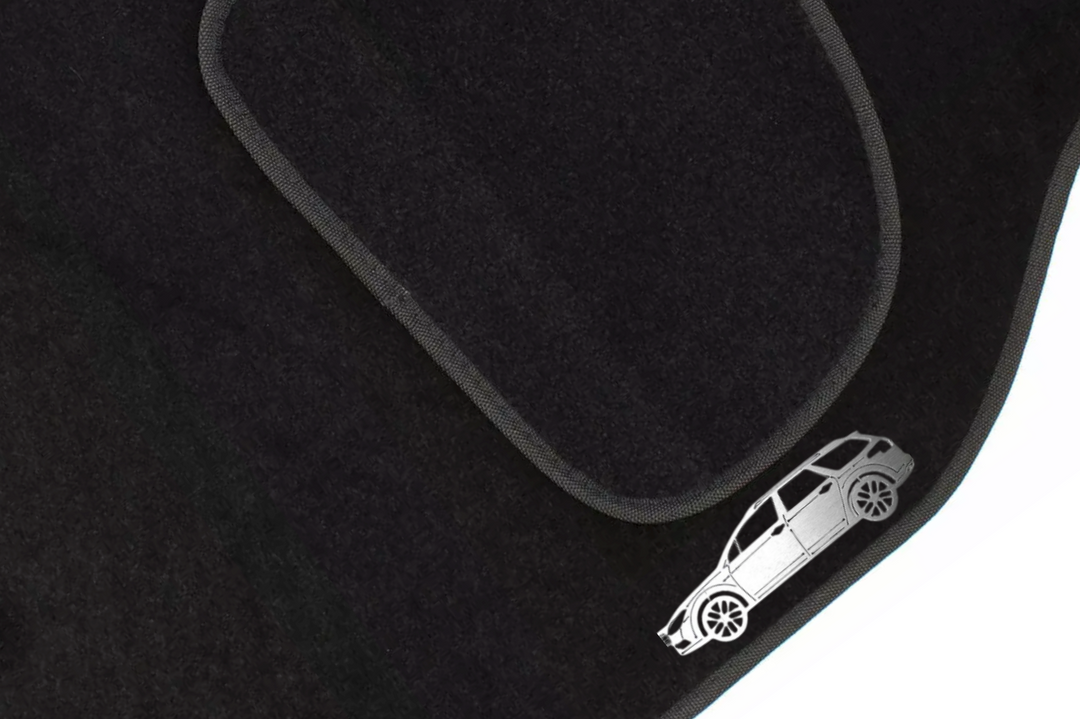 Citroen C5 II Universal (2008-2021) Floor Mat Emblem Set – Stainless Steel Badges Car Mats Badges Decoin