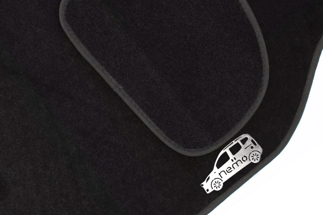 Citroen Nemo (2007+) Floor Mat Emblem Set – Stainless Steel Badges Car Mats Badges Decoin