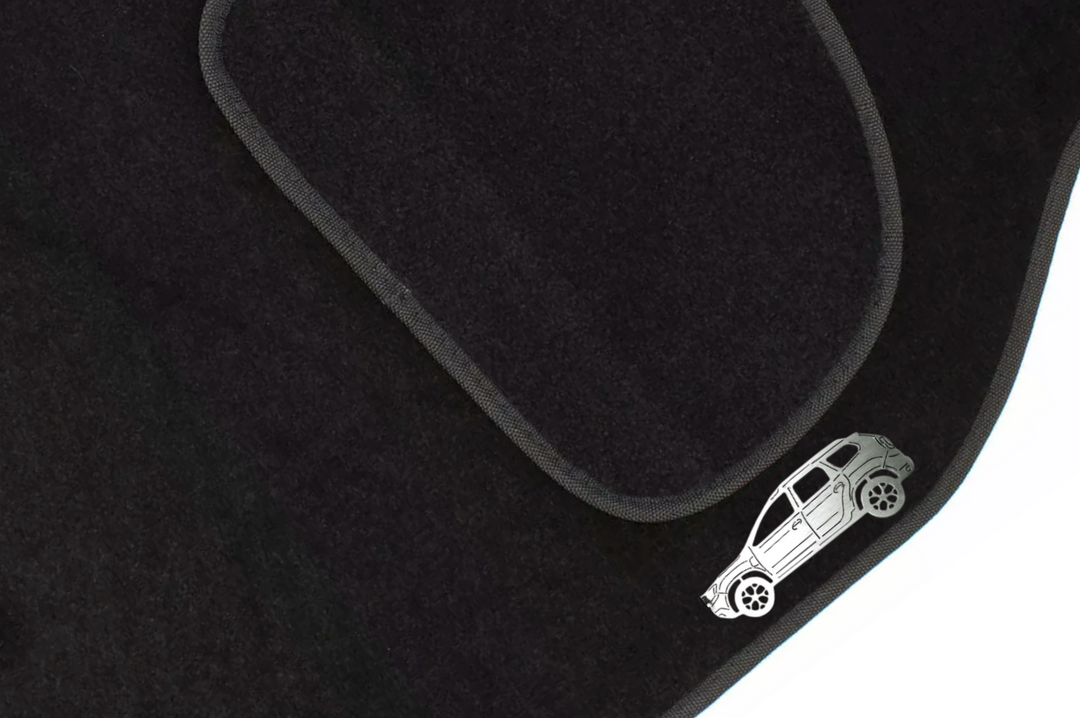 Dacia Duster II (2017-2023) Floor Mat Emblem Set – Stainless Steel Badges Car Mats Badges Decoin